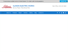 Tablet Screenshot of illinoiselectric.com